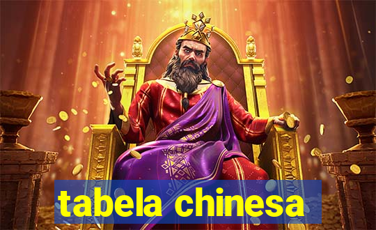 tabela chinesa